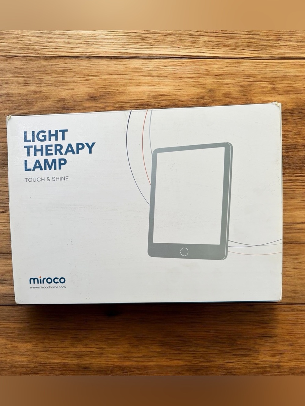NEW Miroco White Light Therapy Lamp - Touch & Shine